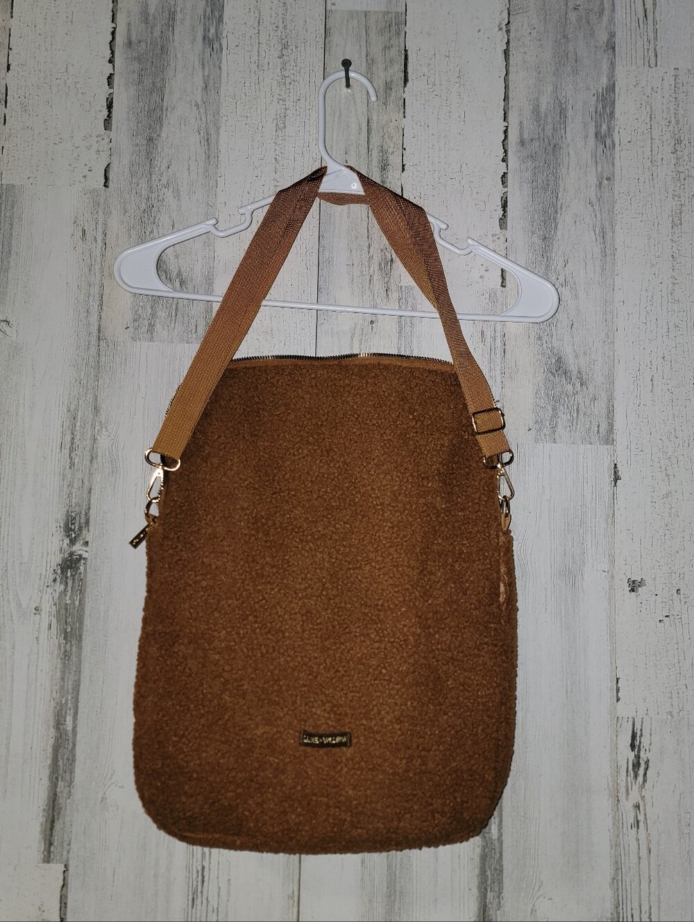 Luxe + Willow Teddy Sherpa Laptop Bag